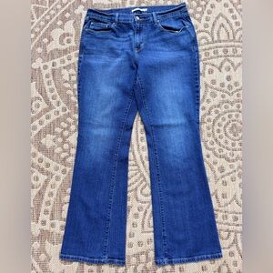 Levis 515 Jeans Women Size 10 S? Blue Dark Wash Denim Bootcut Mid Rise 31X29